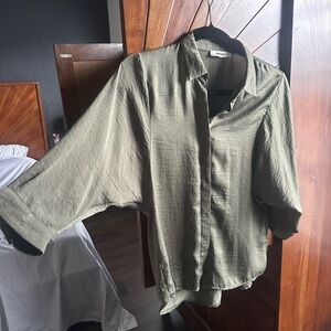 Khaki Women's Blouse by Koton